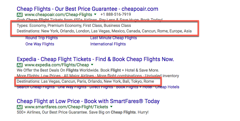 What Are Structured Snippet Extensions 